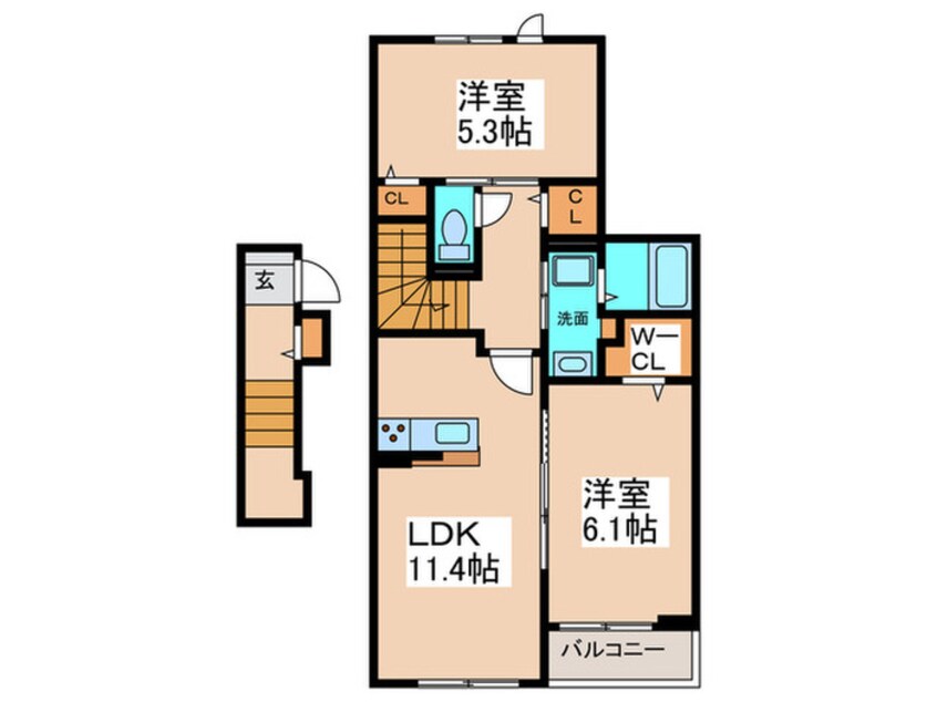 間取図 レジオンス阪杉
