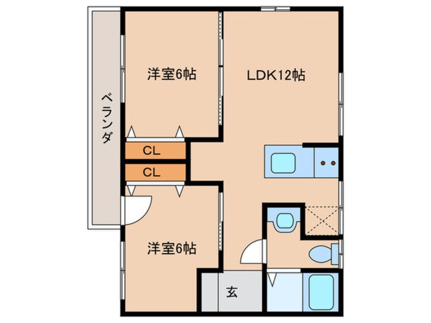 間取図 サザンコート