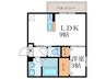 Elegrantia 1LDKの間取り