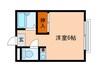 マロード三康 1Rの間取り