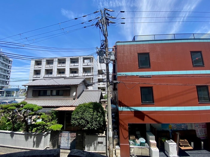 室内からの展望 三国ＤＥＮＯビル