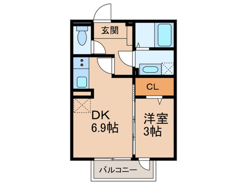 間取図 シエル・タデハラ