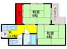 アクセルフラッツ 2Kの間取り