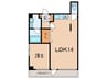 RIHO深江 1LDKの間取り