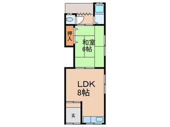 間取図 堀建第四アパート