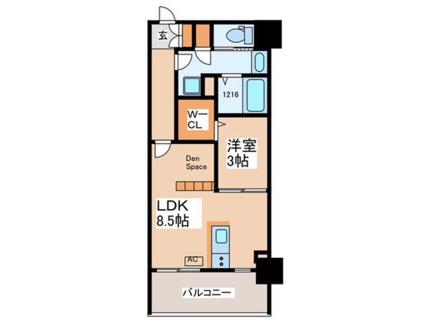 間取図 ラ・ペーシュ天王寺
