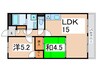 シティコ－ポ長田 2LDKの間取り