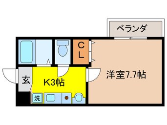 間取図 ＭＡＲＡＥ安朱