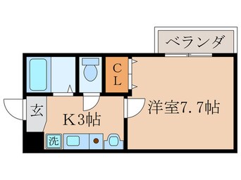 間取図 ＭＡＲＡＥ安朱