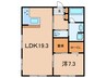 仮）西宮市高松町ﾍｰﾍﾞﾙﾒｿﾞﾝ 1LDKの間取り
