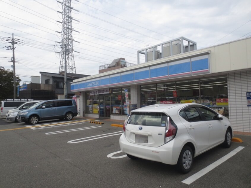 ローソン(コンビニ)まで350m 岡田ハイツ