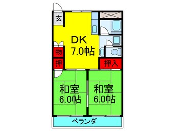 間取図 富士コ－ポラス