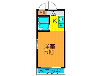 間取図 リバーサイド太子橋