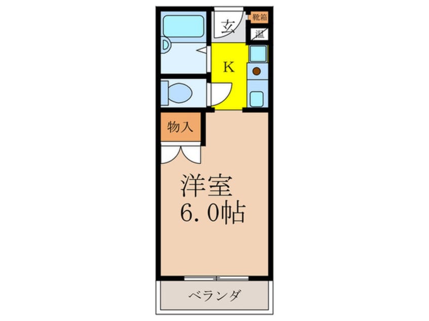 間取図 ｽﾁｭｰﾃﾞﾝﾄﾊﾟﾚｽ茨木