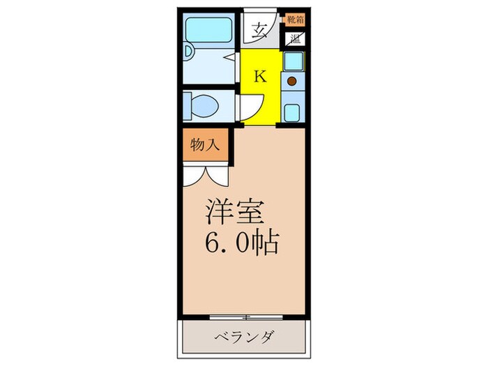 間取り図 ｽﾁｭｰﾃﾞﾝﾄﾊﾟﾚｽ茨木