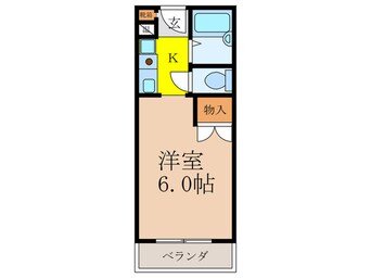 間取図 ｽﾁｭｰﾃﾞﾝﾄﾊﾟﾚｽ茨木