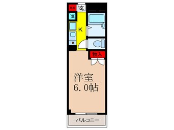 間取図 ｽﾁｭｰﾃﾞﾝﾄﾊﾟﾚｽ茨木