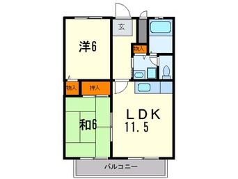 間取図 フォリア弐番館