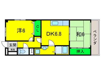 間取図 グランディール東山