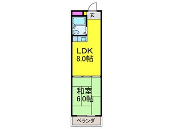 間取図 ロイヤル牧野ビル