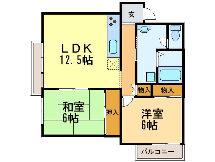 間取図 ル・レ－ヴ