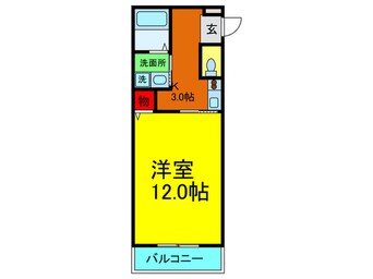 間取図 アベニ－ル香里