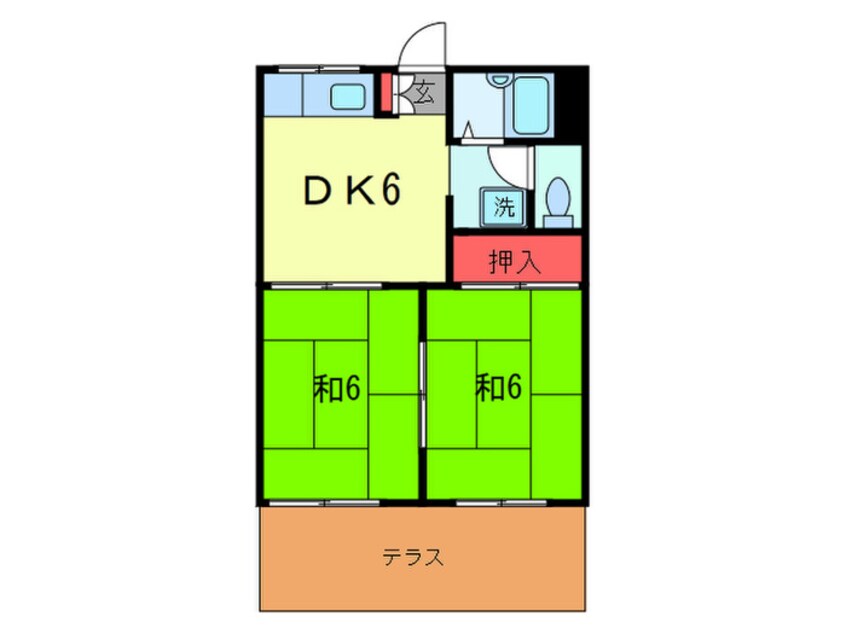 間取図 ヒルサイドテラス