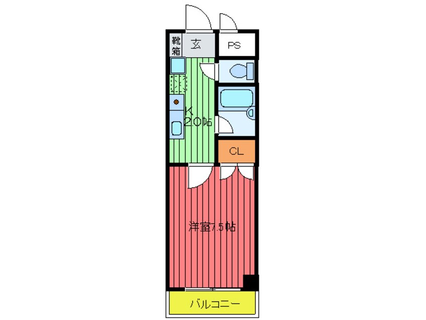 間取図 プリヴェ１号館
