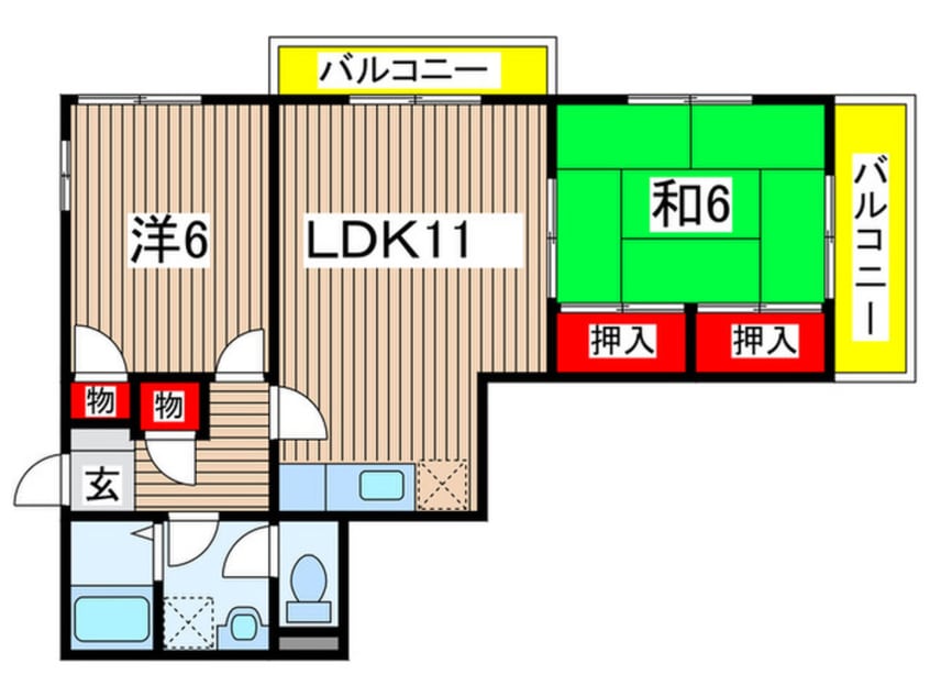 間取図 メゾンド・ロワール