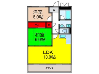 間取図 エクセレント都Ⅰ