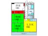 エクセレント都Ⅰ 3LDKの間取り
