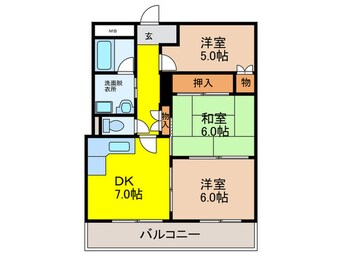 間取図 エクセレント都Ⅰ