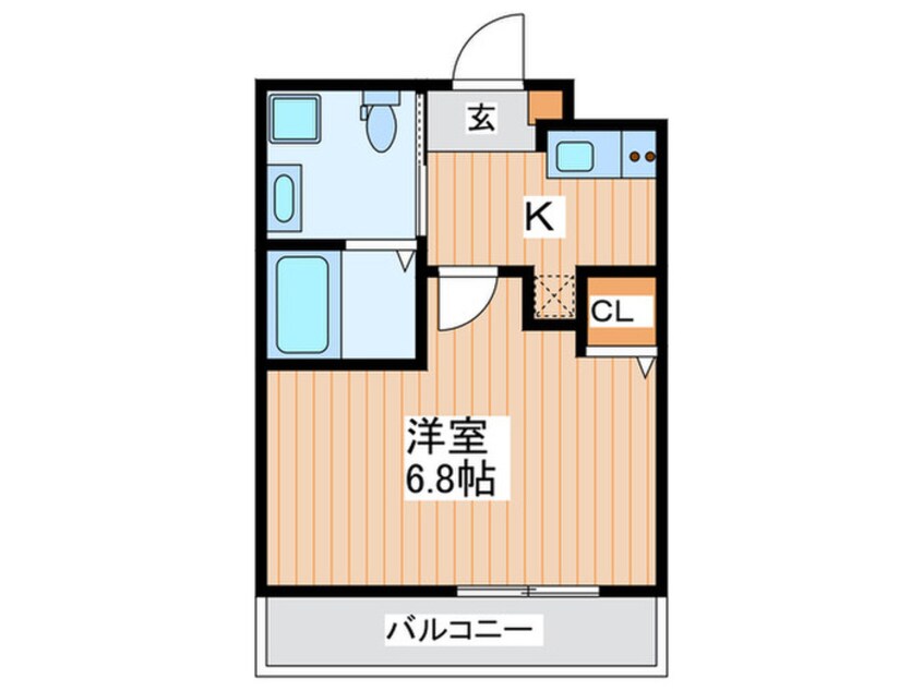 間取図 ＬＩＢ　ＴＯＵＤＡ