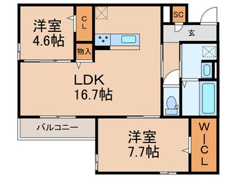 間取図 Maison de Espoir永田