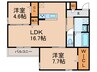 Maison de Espoir永田 2LDKの間取り