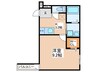 仮)フジパレス堺中長尾Ⅲ番館 1Kの間取り