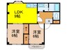 ニート小林 2LDKの間取り