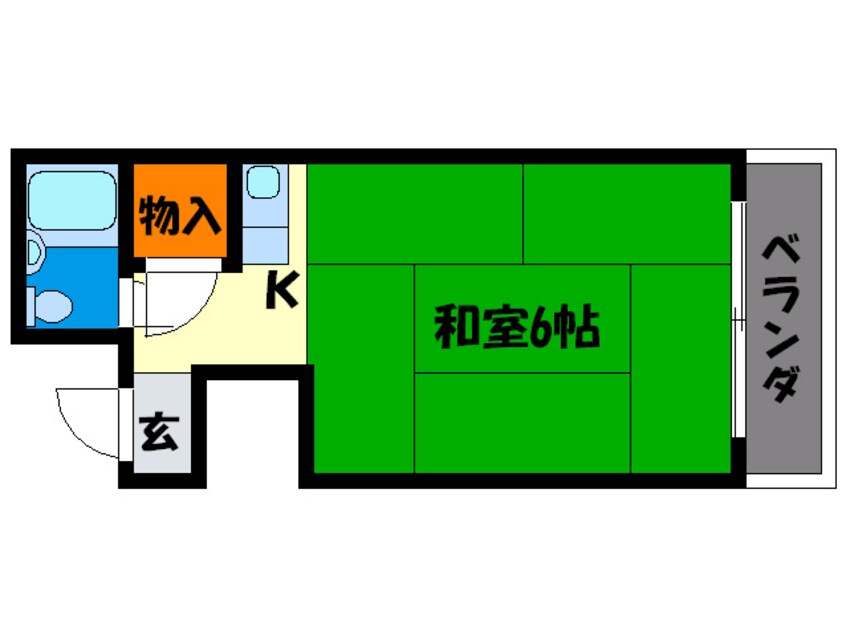 間取図 高倉ハイツ