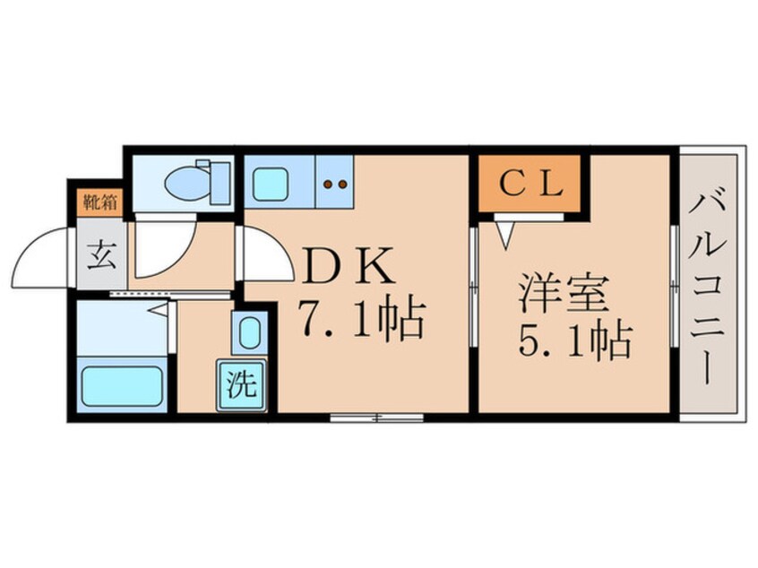 間取図 サクシード両替町