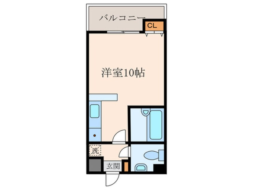 間取図 フレームコート43