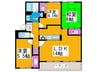 ハイツ藤原4 3LDKの間取り