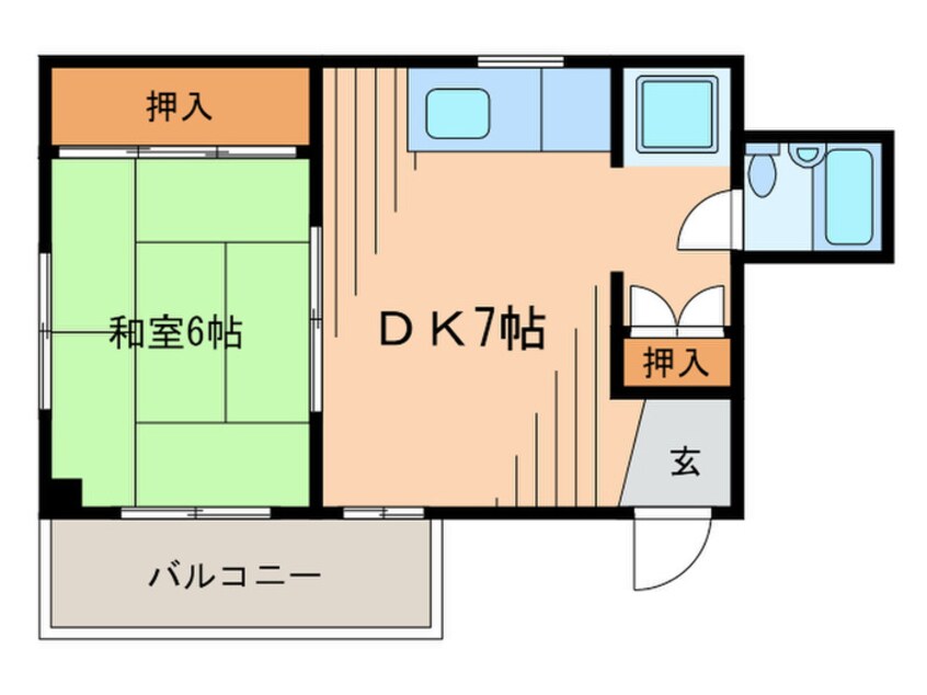 間取図 パ－クサイドエス