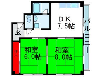 間取図 マツシマビル