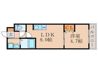 間取図 サクシード墨染