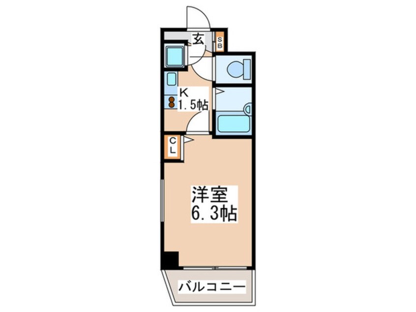 間取図 Ｓ・Ｅファ－スト