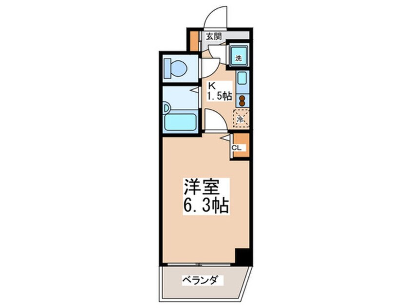 間取図 Ｓ・Ｅファ－スト