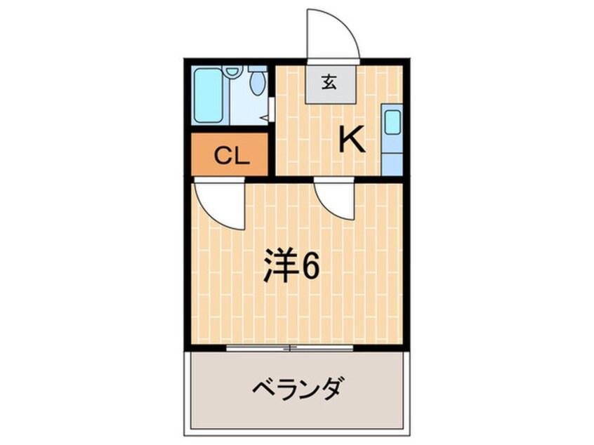 間取図 ニュ－プレジデント藤沢