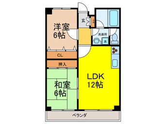 間取図 エクセルハイツ