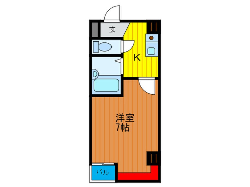 間取図 ジョリ－フロ－ラ