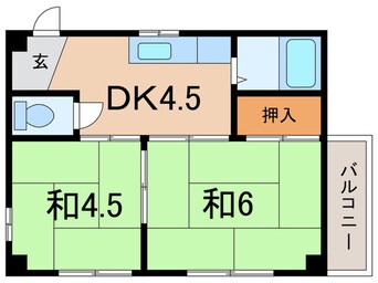 間取図 サンパレス２１甲子園